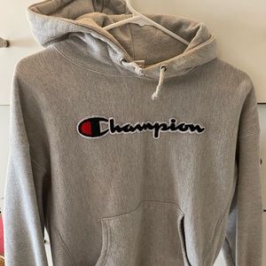grey champion hoodie